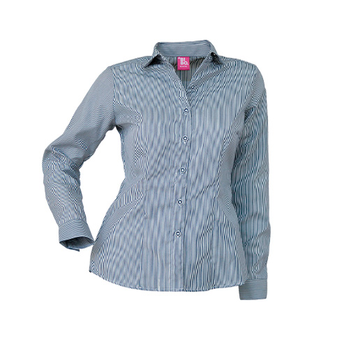 CAMISA BBO MIL RAYAS DAMA MANGA LARGA - Vista 3